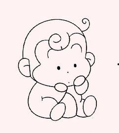 画猴子吃瓜步骤