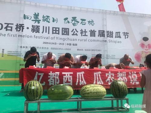 吃瓜比赛横幅,吃瓜比赛横幅下的狂欢时刻